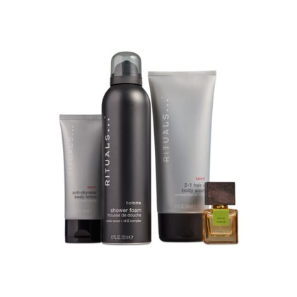 200ml+200ml+70ml+15ml RITUALS MEN'S BATH & BODY HOMME - MEDIUM GIFTSET Cofanetto Regalo  1 di 3 