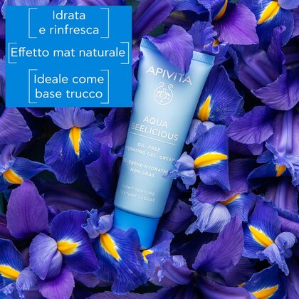 40 ML Apivita AQUA BEELICIOUS Gel-Crema Idratante Oil Free Texture Leggera  1 di 7 