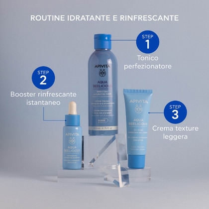 200 ML Apivita AQUA BEELICIOUS Tonico Perfezionatore & Idratante  1 di 7 