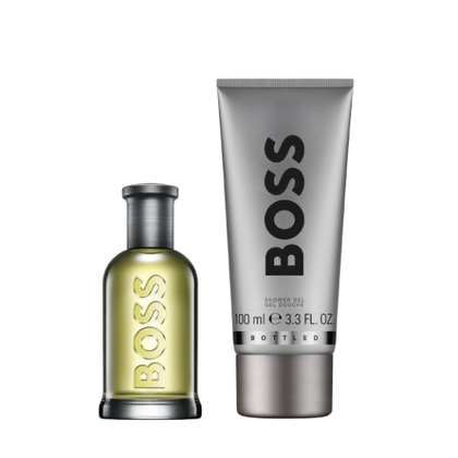 50ml+100ml Hugo Boss BOSS BOTTLED EAU DE TOILETTE Cofanetto Regalo  1 di 3 