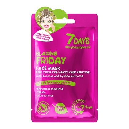 28 G 7Days FRIDAY Maschera Viso in Tessuto Blazing - Illuminante  1 di 1 