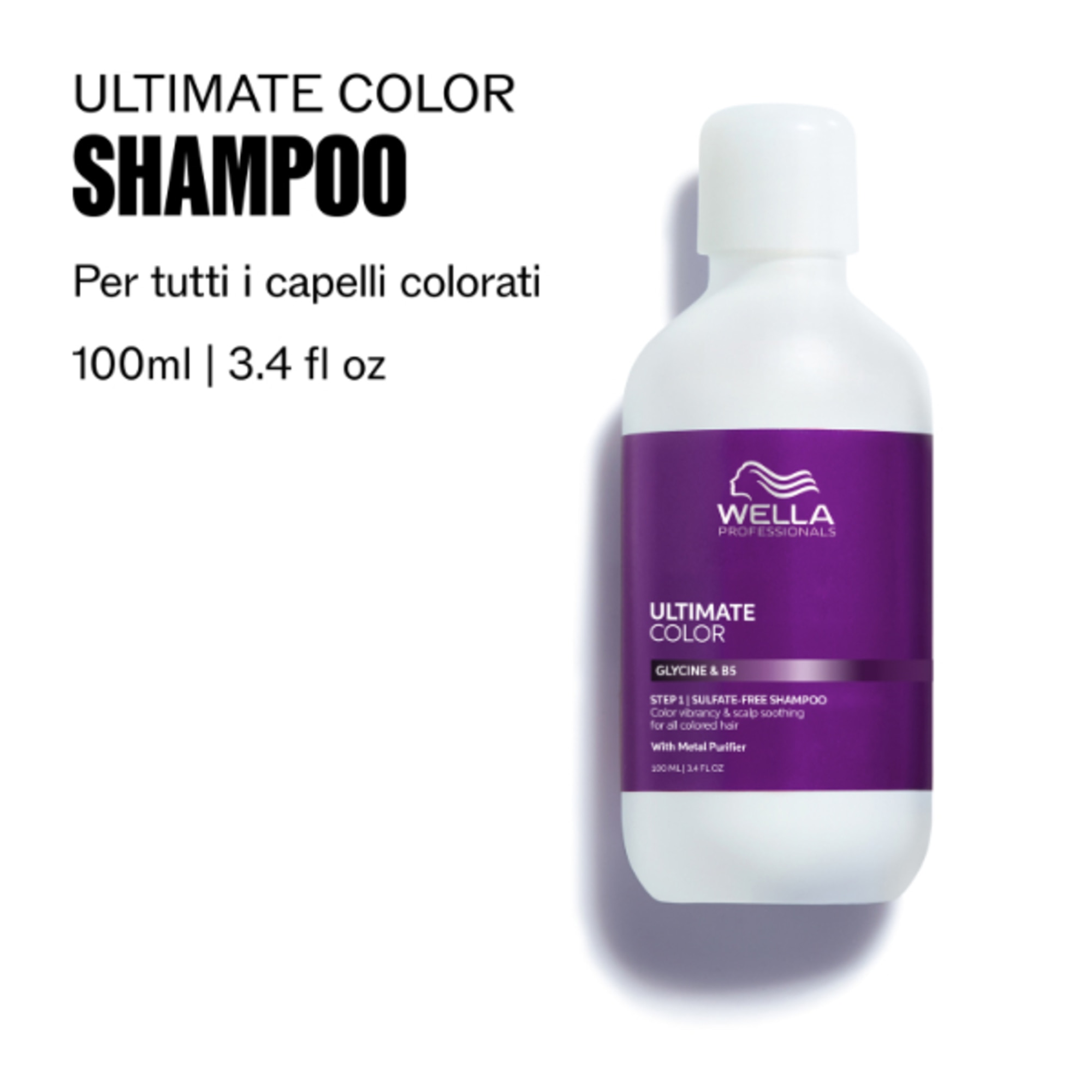 100 ML WELLA ULTIMATE COLOR Shampoo per Capelli Colorati 1 di 8