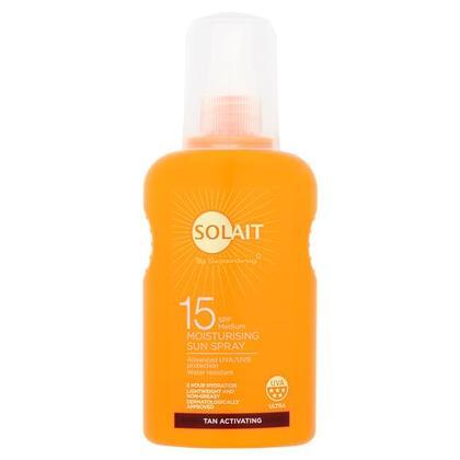 1 PCS Solait SUNCARE Tan Activ Spray Spf15  1 di 1 