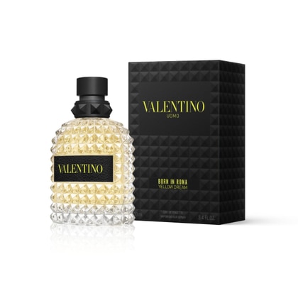 100 ML Valentino BORN IN ROMA YELLOW DREAM UOMO Eau De Toilette  1 di 7 