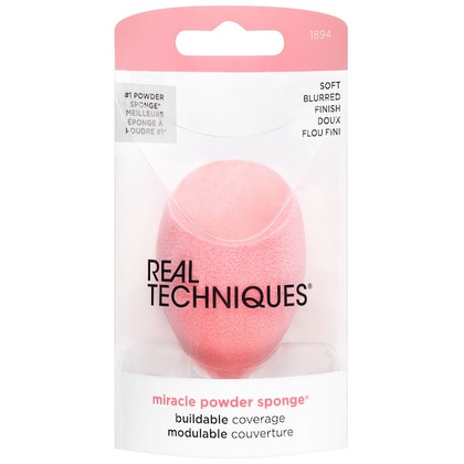  Real Techniques MIRACLE POWDER SPONGE Spugnetta Viso (Cipria e Polveri)  1 di 2 