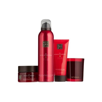 200ml+100ml+125g+140g RITUALS BATH & BODY THE RITUAL OF AYURVEDA - MEDIUM GIFTSET Cofanetto Regalo  1 di 3 