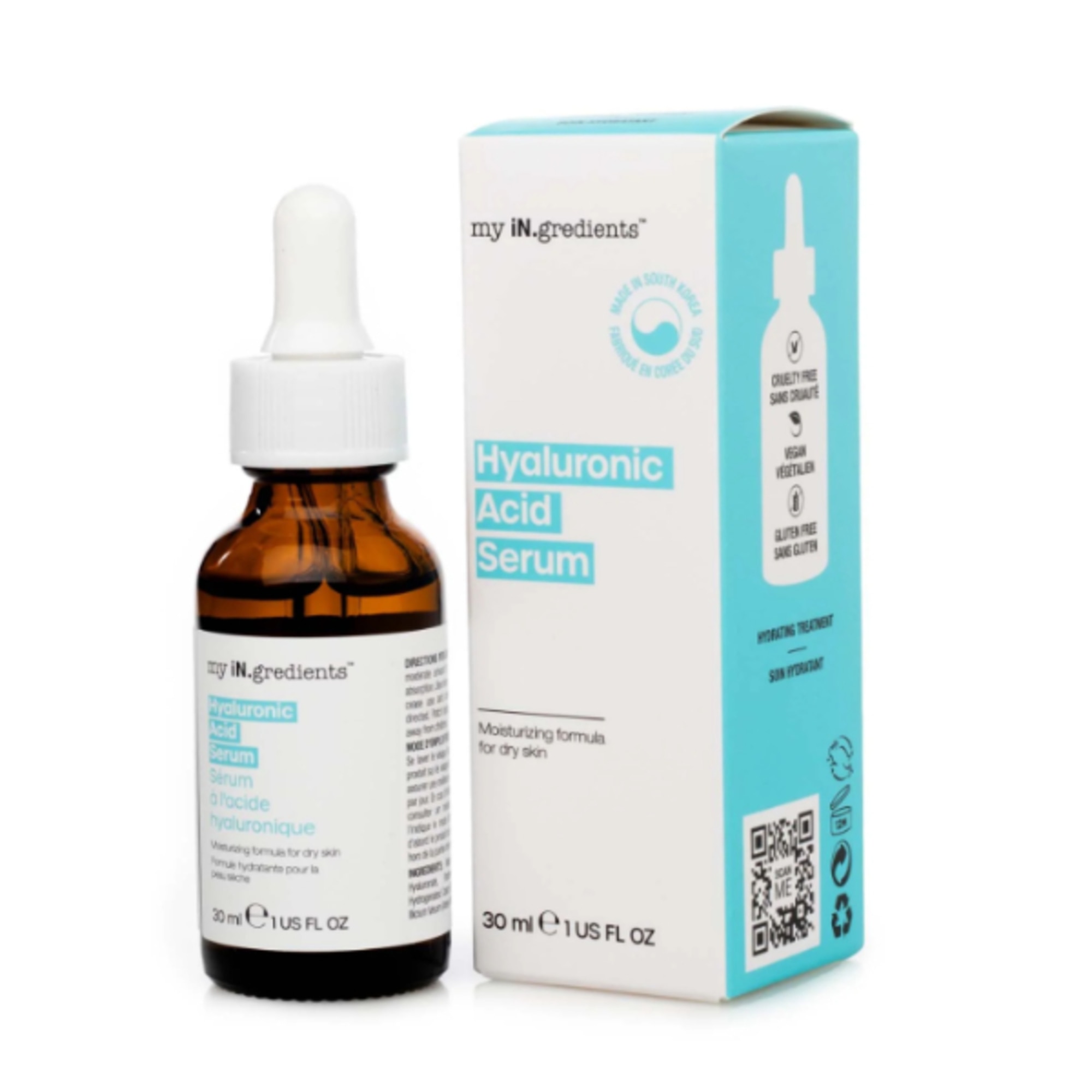 30 ML My IN.gredients HYALURONIC ACID SERUM Siero Idratante Acido Ialuronico 1 di 1