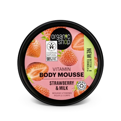  Organic Shop MOUSSE CORPO Fragole E Yoghurt  1 di 3 