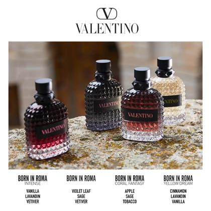 50 ML Valentino BORN IN ROMA UOMO INTENSE Eau De Parfum  1 di 7 