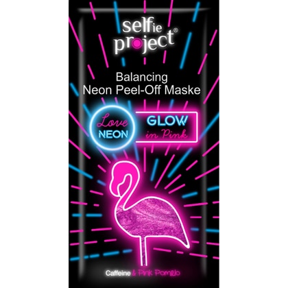 10 ML Selfie Project BALANCING NEON PEEL-OFF MASK Maschera Riequilibrante #GlowinPink  1 di 1 Maschera Riequilibrante #GlowinPink