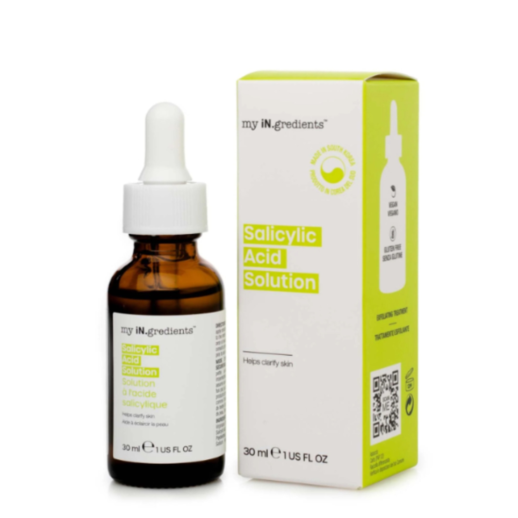 30 ML My IN.gredients SALICYCLIC ACID SOLUTION Soluzione Esfoliante all'Acido Saliclico 1 di 1