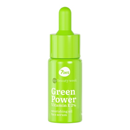 20 ML 7Days GREEN POWER VITAMIN E 2% Olio-Siero Viso Nutriente  1 di 1 