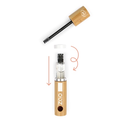 3,8 ML ZAO BAMBOO EYEBROW MASCARA Gel Fissante Sopracciglia  1 di 3 