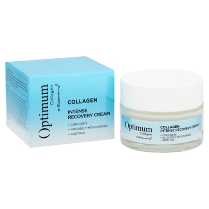 50 ML Superdrug Optimum COLLAGEN Crema Viso Recupero Intenso  1 di 3 