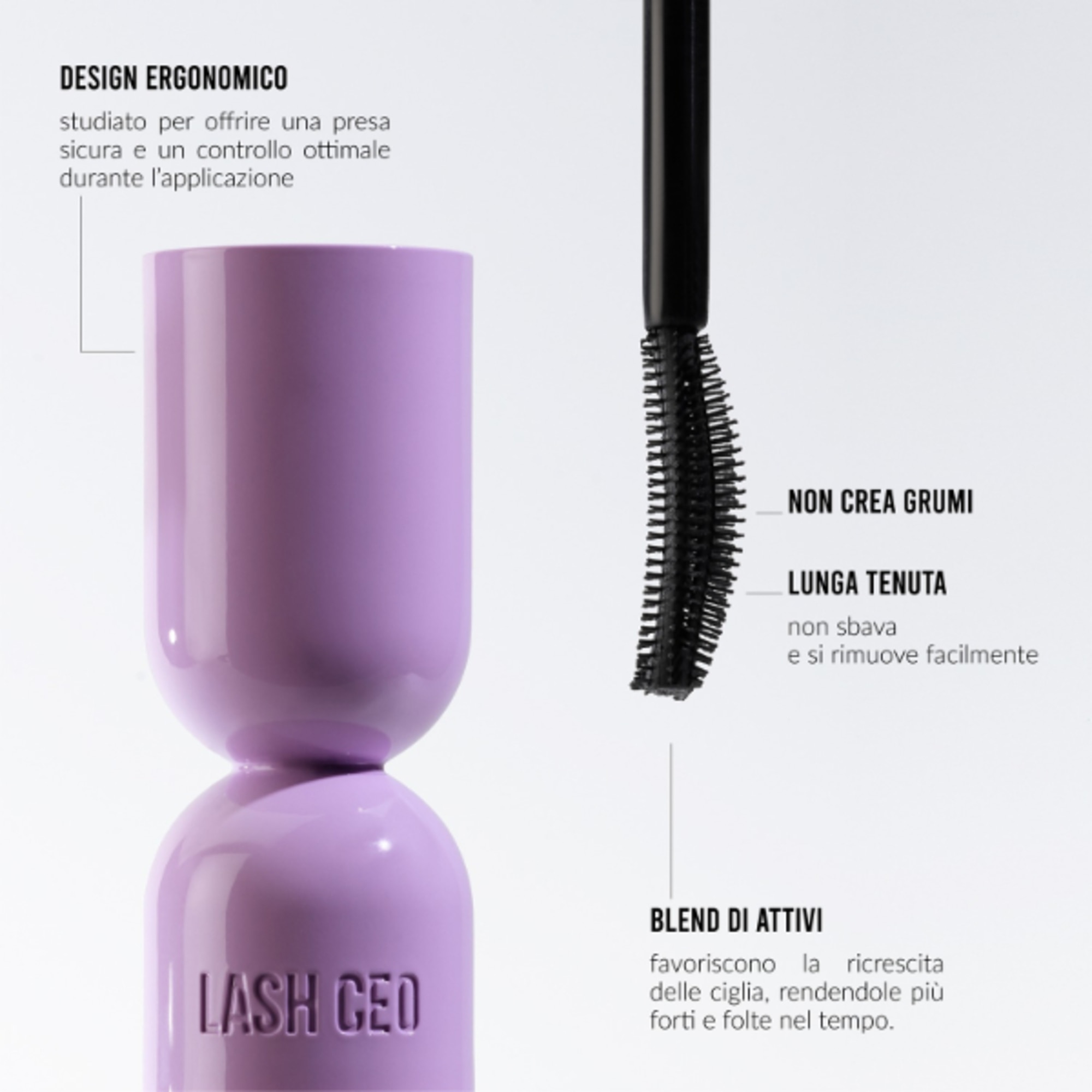 Mascara Volume, Curvatura e Definizione