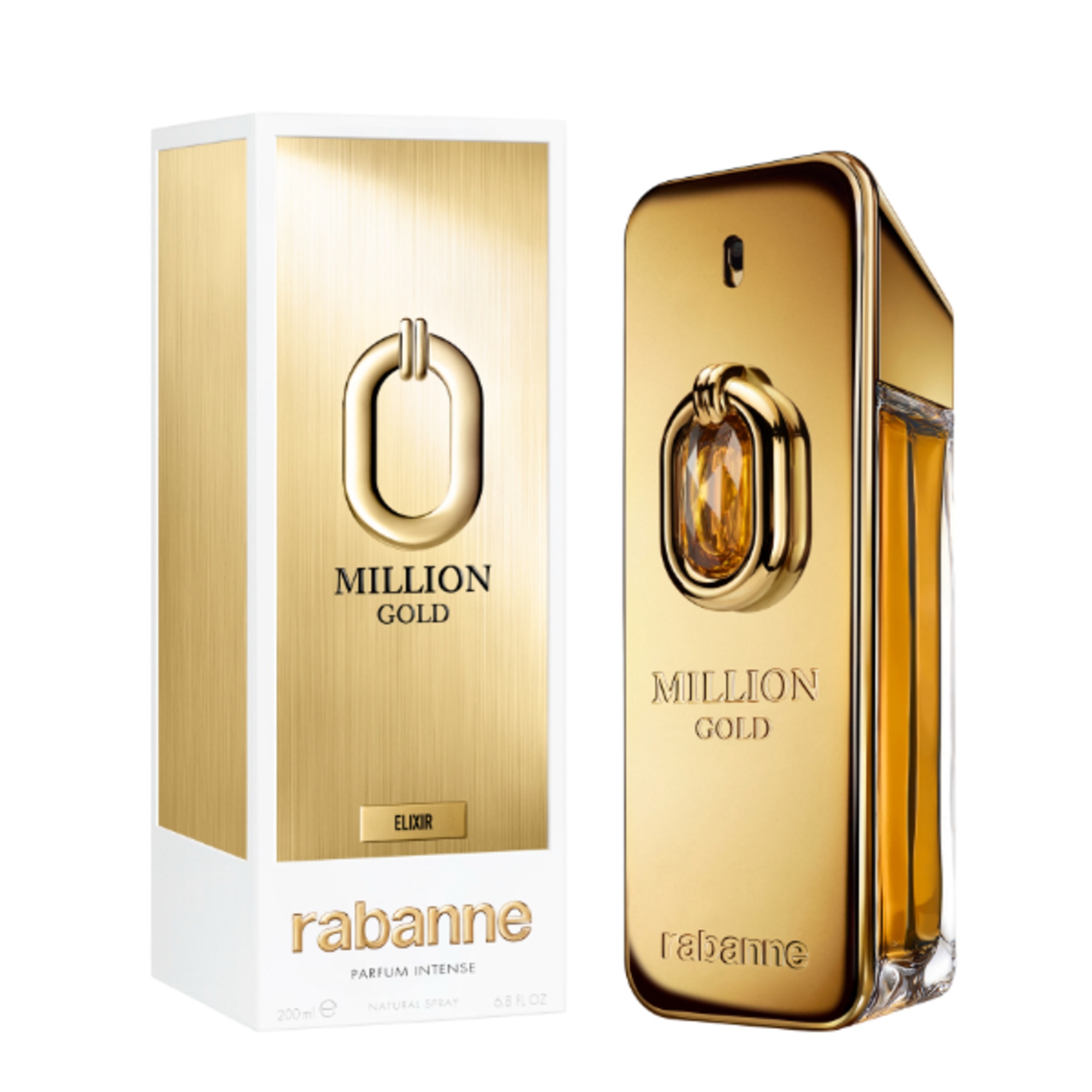 200 ML Rabanne MILLION GOLD ELIXIR Parfum Intense  1 di 8 