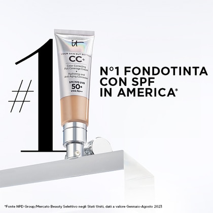  IT Cosmetics YOUR SKIN BUT BETTER CC+ CREAM WITH SPF 50 Fondotinta  1 di 6 