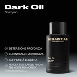 50 ML Sebastian DARK OIL Shampoo per Capelli Luminosi 2 di 8 Shampoo per Capelli Luminosi