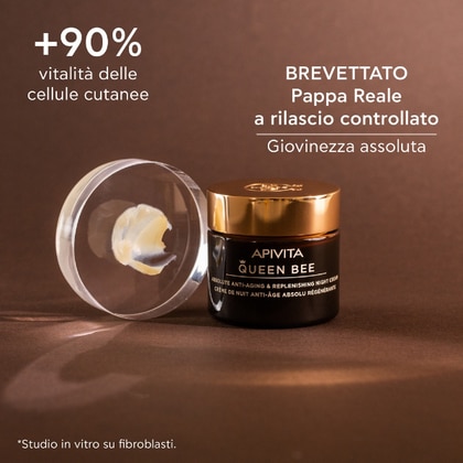 1 PCS Apivita QUEEN BEE Absolute Anti-Aging & Replenshing Night Cream  1 di 7 