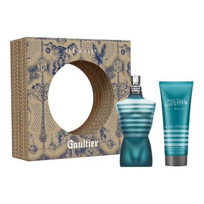 75ml+75ml Jean Paul Gaultier LE MALE EAU DE TOILETTE Cofanetto Regalo  1 di 1 Cofanetto Regalo