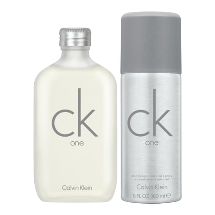 100ml+150ml Calvin Klein CK ONE EAU DE TOILETTE Cofanetto Regalo  1 di 3 