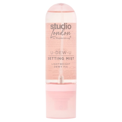 100 ML Superdrug Studio London U-DEW-U SETTING MIST Spray Fissante  1 di 2 