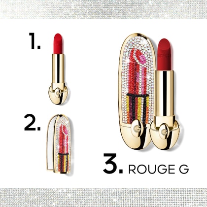 3,5 G Guerlain ROUGE G EMBARASSE-MOI! La Cover Gioiello con Doppio Specchio - Edizione Limitata  1 di 6 