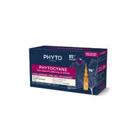 12x5ml Phyto PHYTOCYANE Trattamento Anti-Caduta Temporanea Dei Capelli Donna  1 di 2 