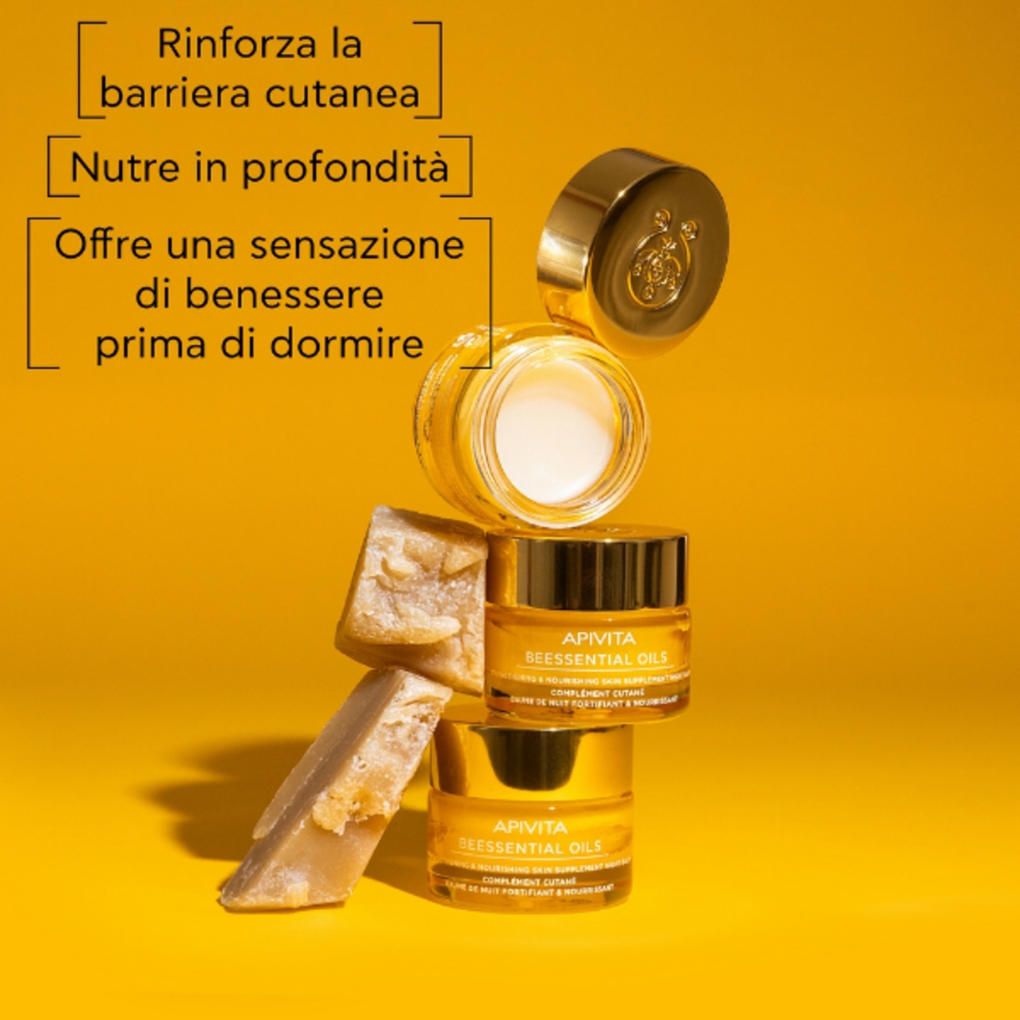 Balsamo Notte Rinforzante e Nutriente Trattamento Supplementare per la pelle