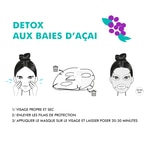 Inuwet FRUIT COLLECTION ACAI Maschera Viso Detox Bio Cellulosa 2 di 2 Maschera Viso Detox Bio Cellulosa