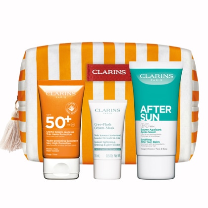 50ml+75ml+15ml Clarins I MIEI ESSENZIALI PER L'ESTATE Cofanetto Solare  1 di 3 