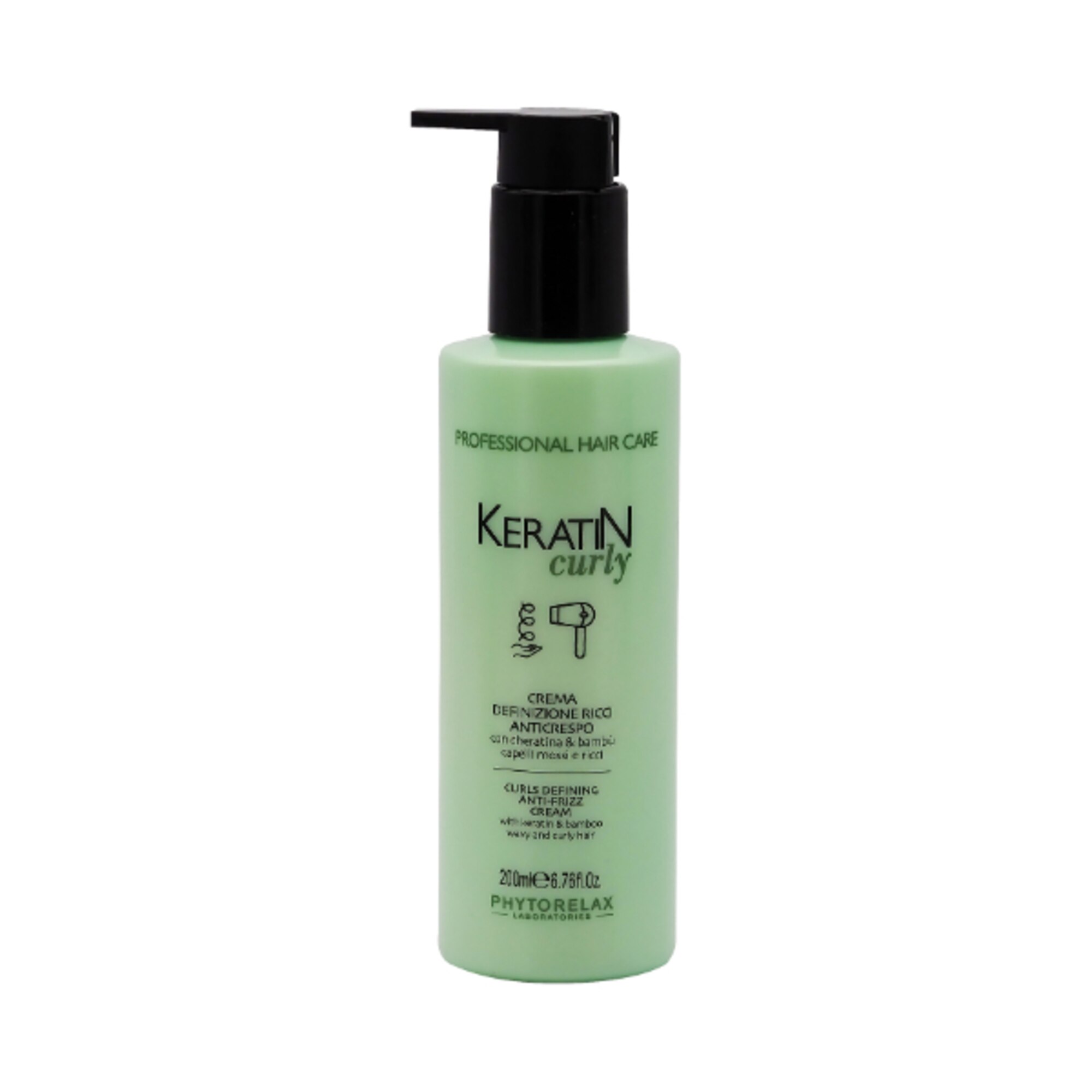 200 ML Phytorelax KERATIN KURLY KERATIN CREMA DEFIN RICCI 1 di 1