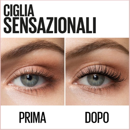 4,5 ML MAYBELLINE LASH SENSATIONAL Mini Mascara Ciglia Sensazionali  1 di 6 