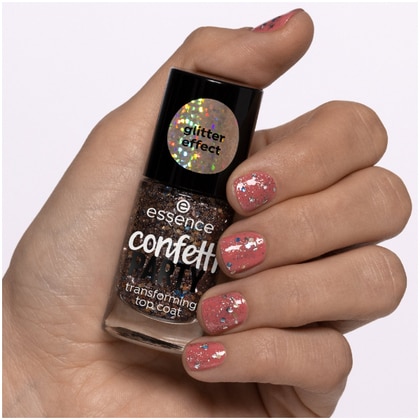  Essence CONFETTI PARTY TRANSFORMING Smalto Unghie  1 di 3 