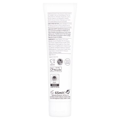 65 ML Superdrug Extracts CHERRY BLOSSOM HAND CREAM Crema Mani ai Fiori di Ciliegio e Albicocca  1 di 2 