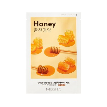 19 G MISSHA AIRY FIT SHEET MASK Maschera in Tessuto al Miele  1 di 1 