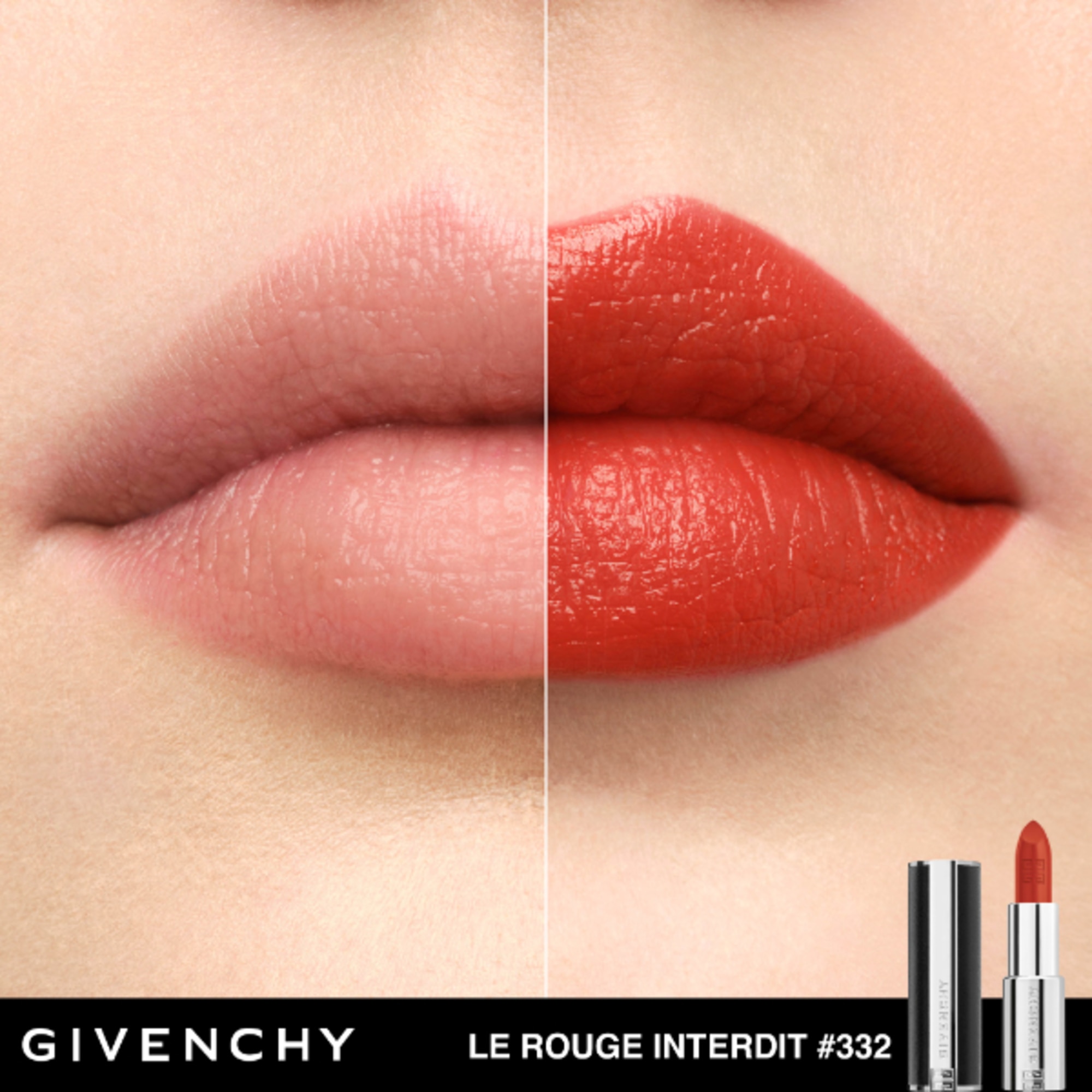  Givenchy LE ROUGE INTERDIT INTENSE SILK Rossetto  1 di 3 