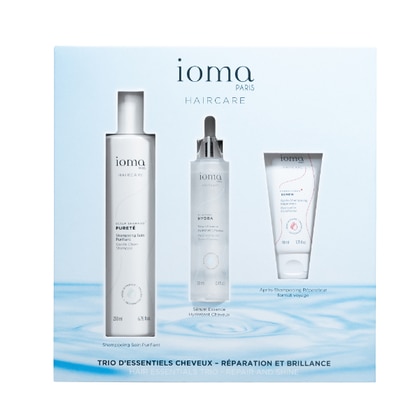 200ml+70ml+40ml Ioma TRIO ESSENZIALE CAPELLI - RIPARAZIONE E LUCENTEZZA Cofanetto Regalo  1 di 3 