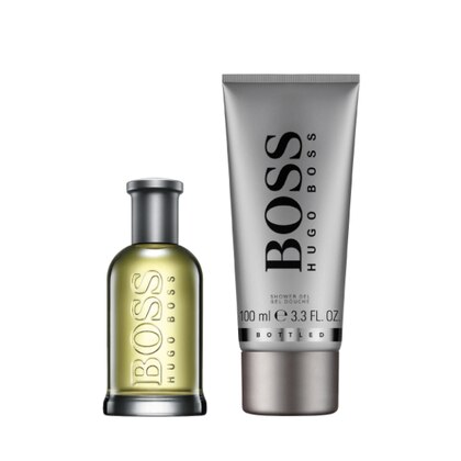 50ml+100ml Hugo Boss BOSS BOTTLED EAU DE TOILETTE Cofanetto Regalo  1 di 3 