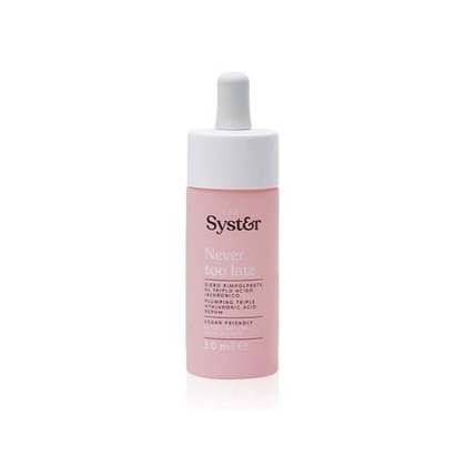 30 ML SYSTER BEAUTY NEVER TOO LATE Siero Rimpolpante al Triplo Acido Ialuronico  1 di 1 