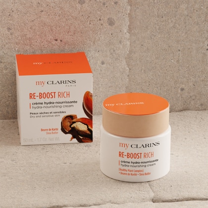 50 ML Clarins RE-BOOST Crema Idratante Nutriente - Pelle giovane - Nutrimento intenso  1 di 7 