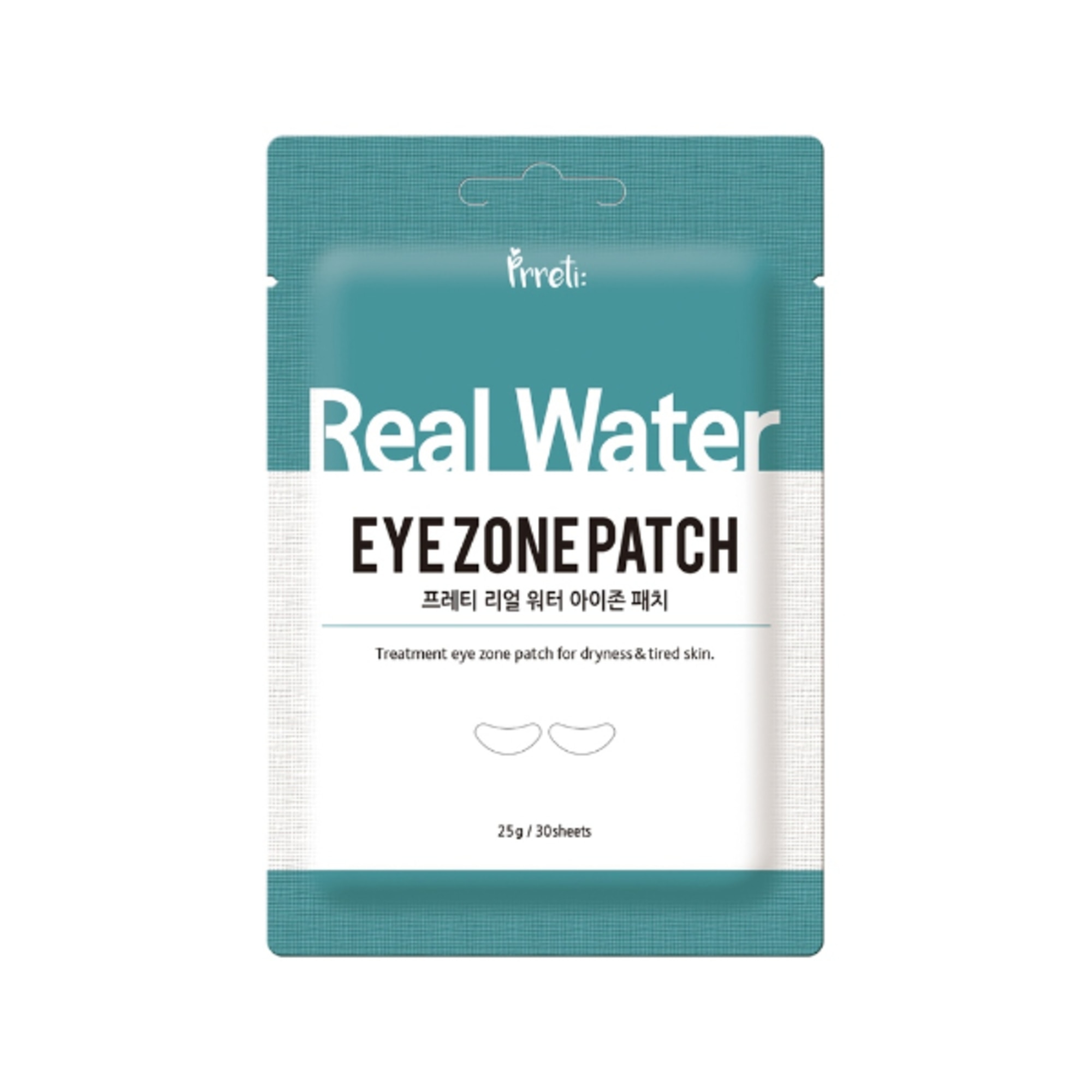 25 G Prreti REAL WATER Hydrogel Eye Patch 1 di 3 Hydrogel Eye Patch