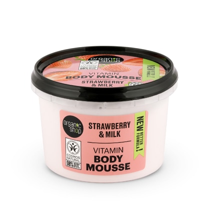  Organic Shop MOUSSE CORPO Fragole E Yoghurt  1 di 3 