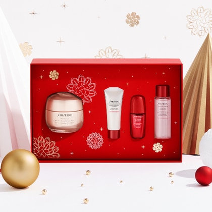 50ml+15ml+30ml+10ml+0,6ml Shiseido BENEFIANCE HOLIDAY KIT Cofanetto Regalo  1 di 3 