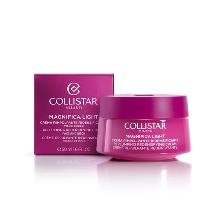 50 ML Collistar MAGNIFICA LIGHT CREMA RIMPOLPANTE RIDENSIFICANTE VISO E COLLO  1 di 5 