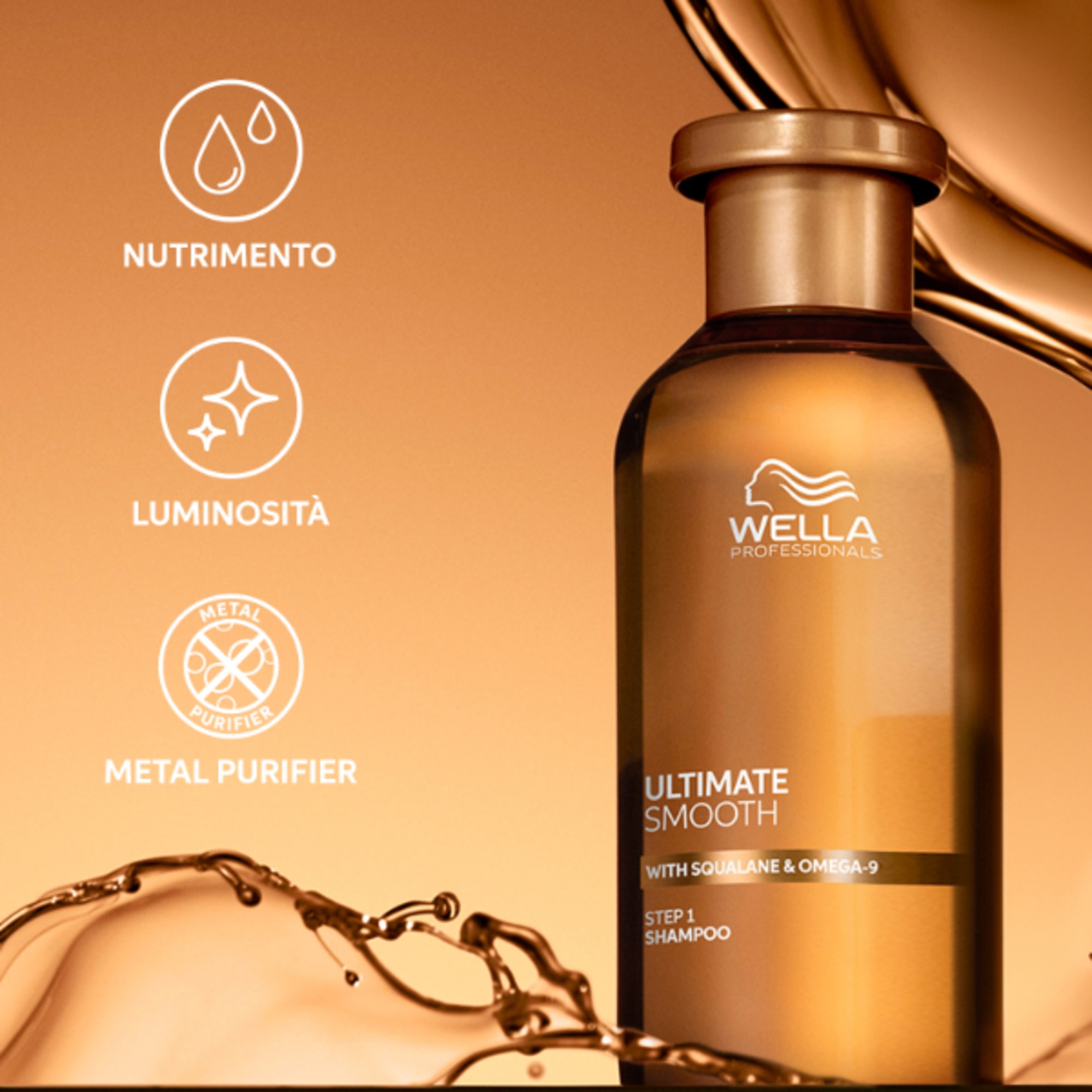 100 ML WELLA ULTIMATE SMOOTH Shampoo 1 di 8