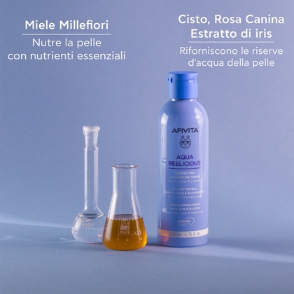 200 ML Apivita AQUA BEELICIOUS Tonico Perfezionatore & Idratante  1 di 7 