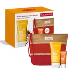 150ml+30ml Clarins ROUTINE PROTEZIONE SOLARE ANTI-ETÀ Cofanetto Regalo  1 di 4 Cofanetto Regalo
