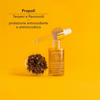 15 ML Apivita BEESSENTIAL OILS Olio Giorno Rinforzante e Idratante Trattamento Supplementare per la pelle  1 di 8 