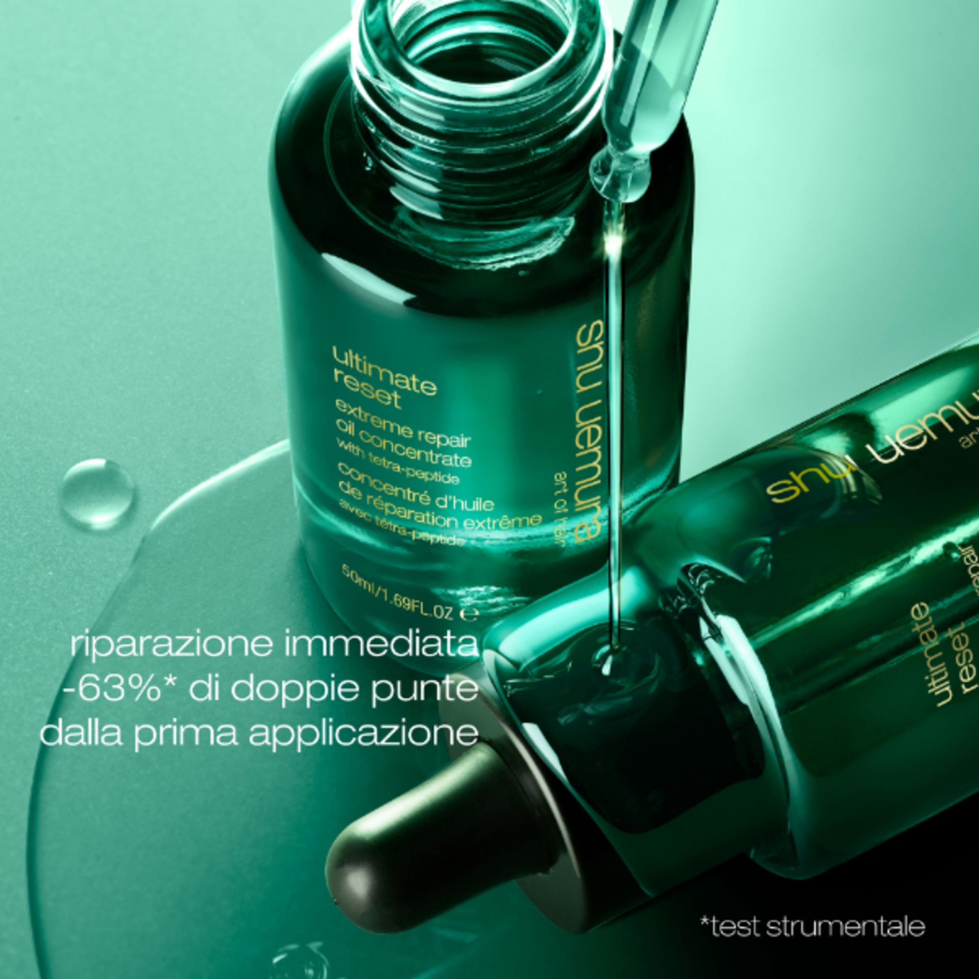 50 ML Shu Uemura ULTIMATE RESET Olio Concentrato Riparazione Estrema 1 di 8